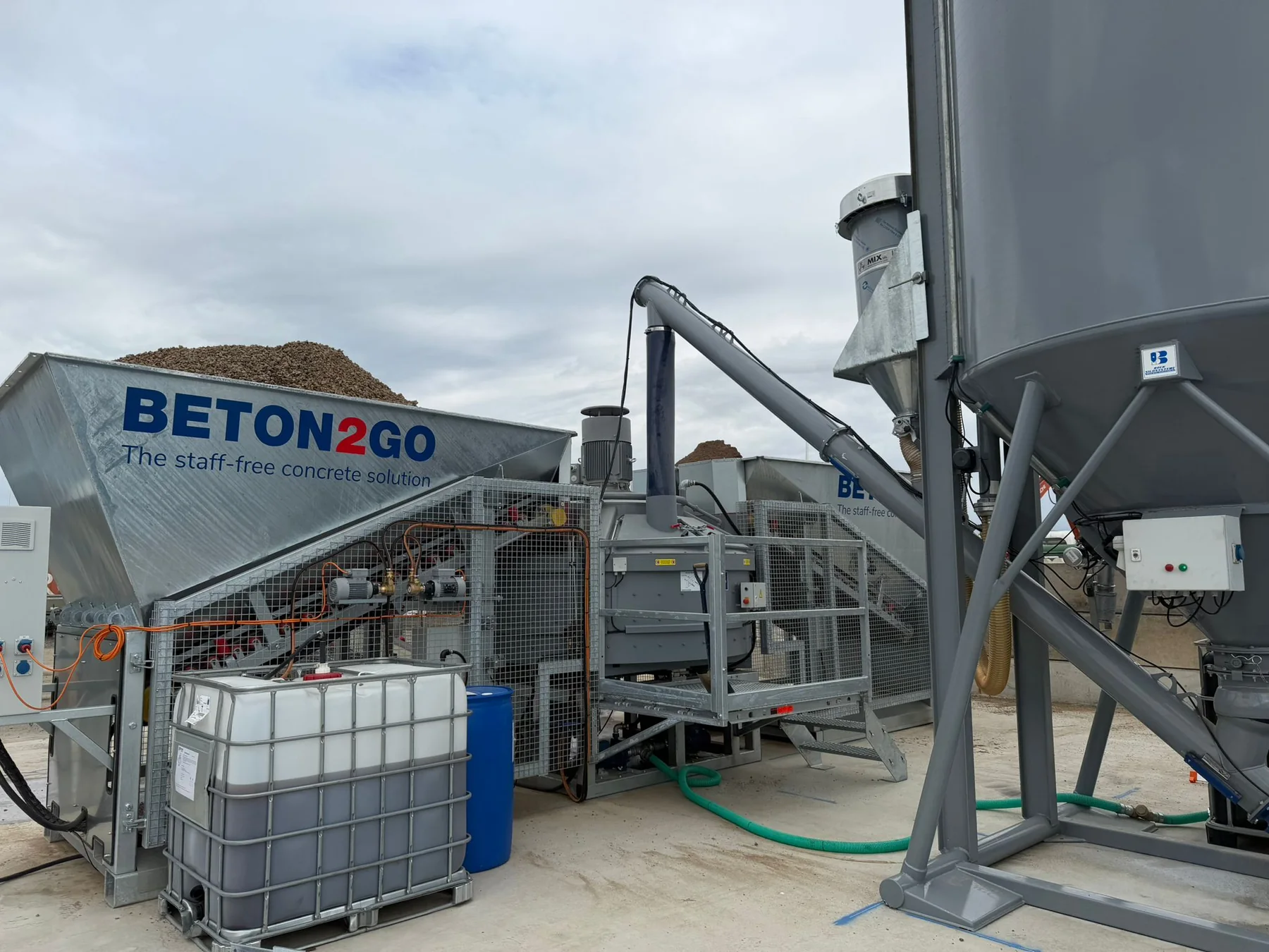 Beton2Go self-service concrete plant at the Paton Mix yard